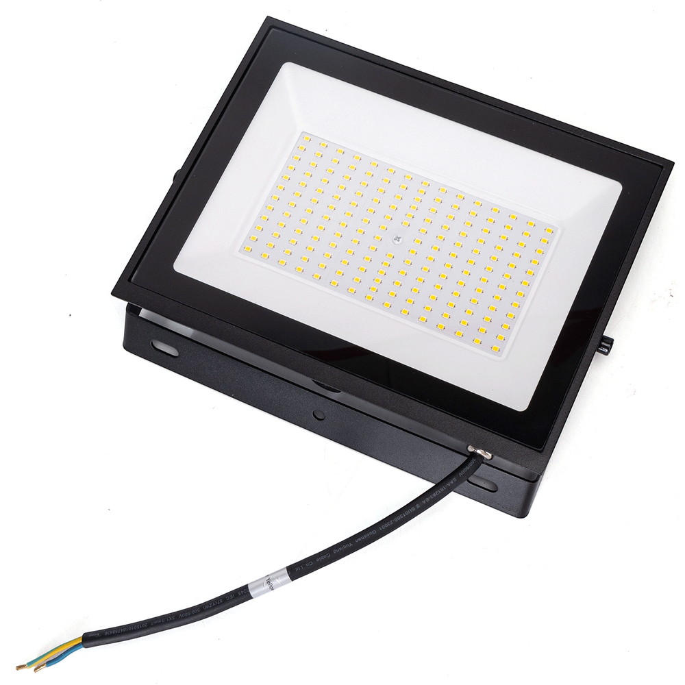 Faro proiettore Led Slim 100W Nero da esterno IP65 Bianco neutro 4000K Aigostar - Foto 3