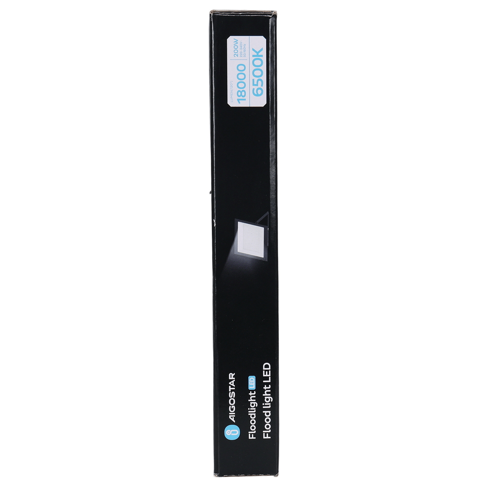 Faro proiettore Led Slim 200W Nero da esterno IP65 Bianco freddo 6500K Aigostar - Foto 4
