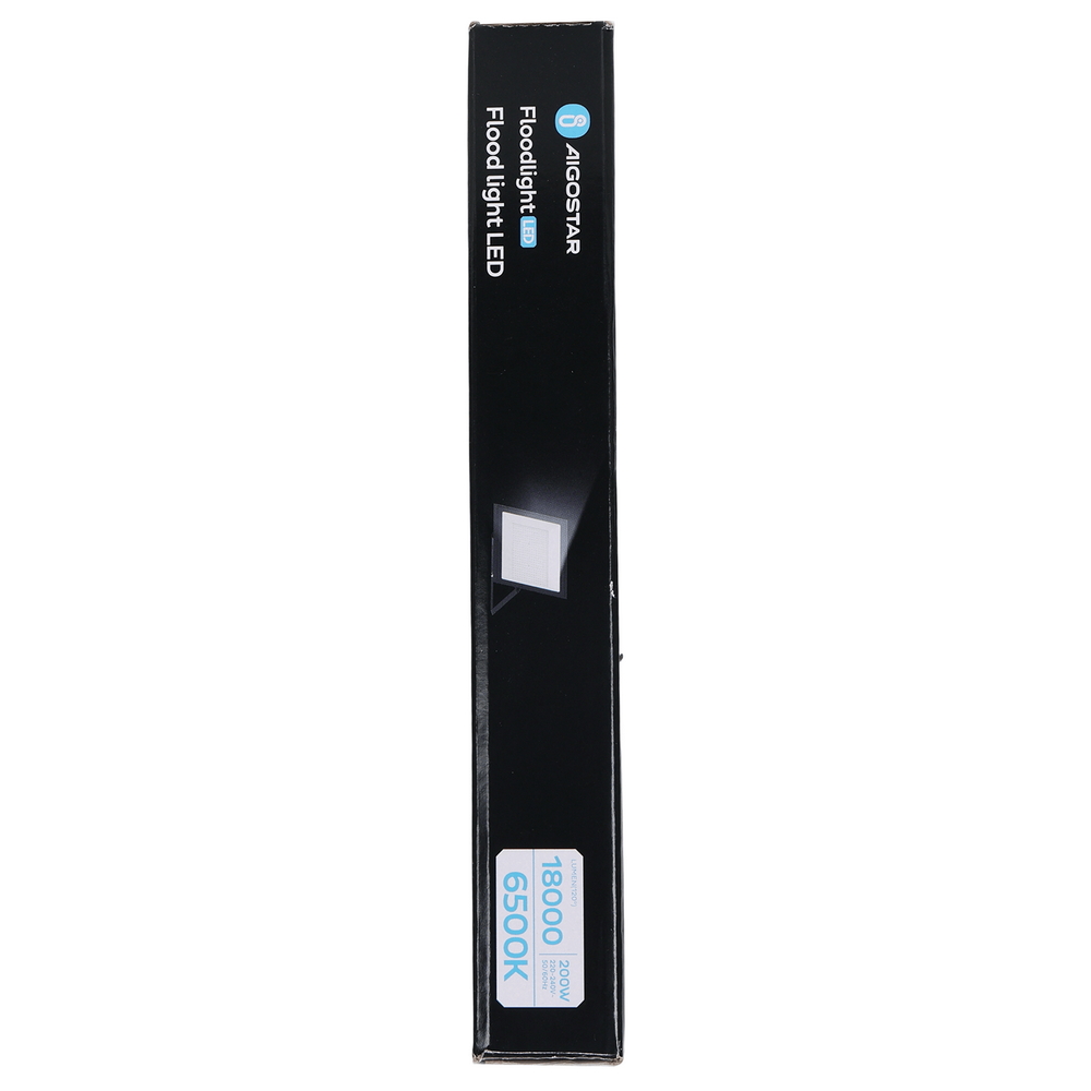 Faro proiettore Led Slim 200W Nero da esterno IP65 Bianco freddo 6500K Aigostar - Foto 5