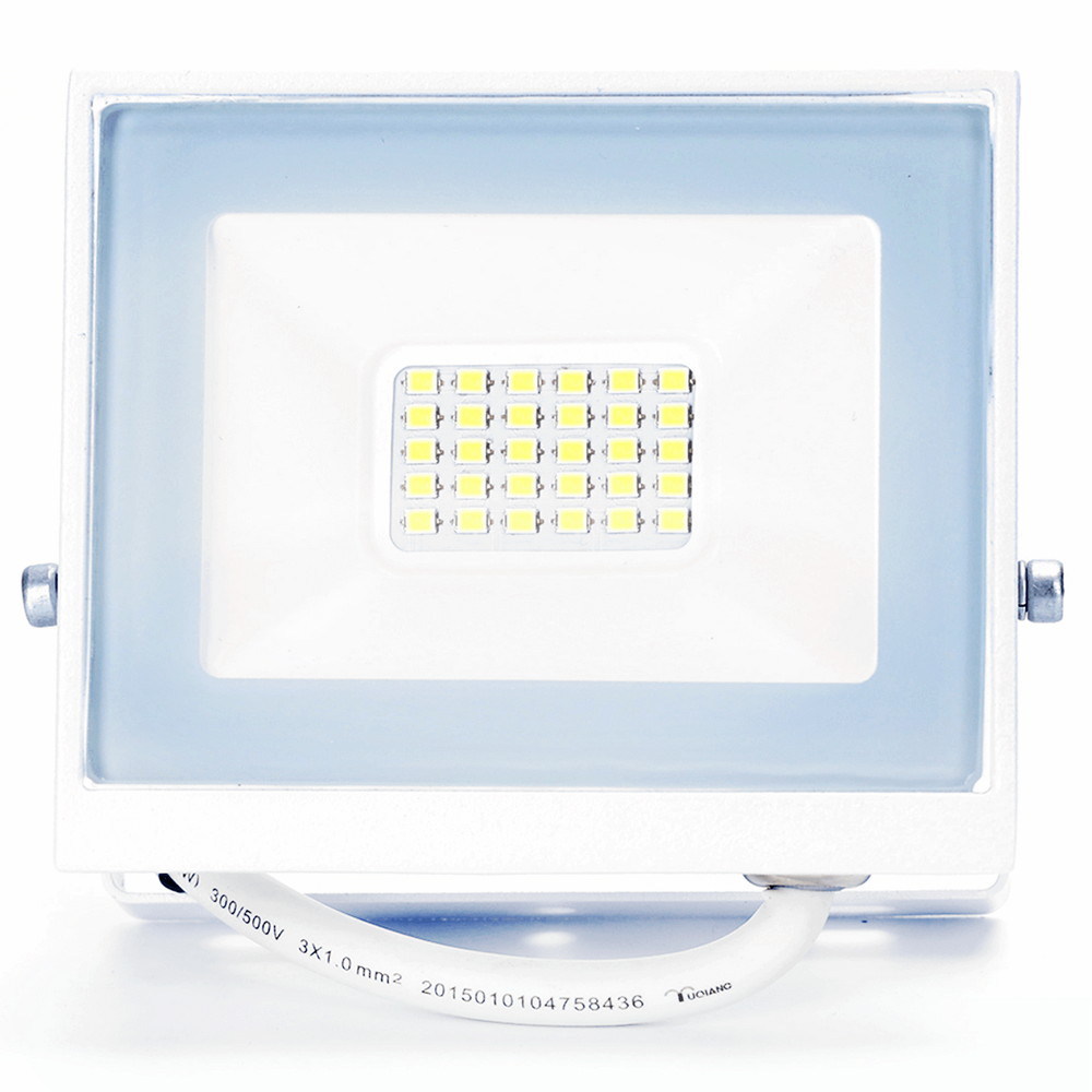 Faro proiettore Led Slim 20W Bianco da esterno IP65 Bianco freddo 6500K Aigostar - Foto 1