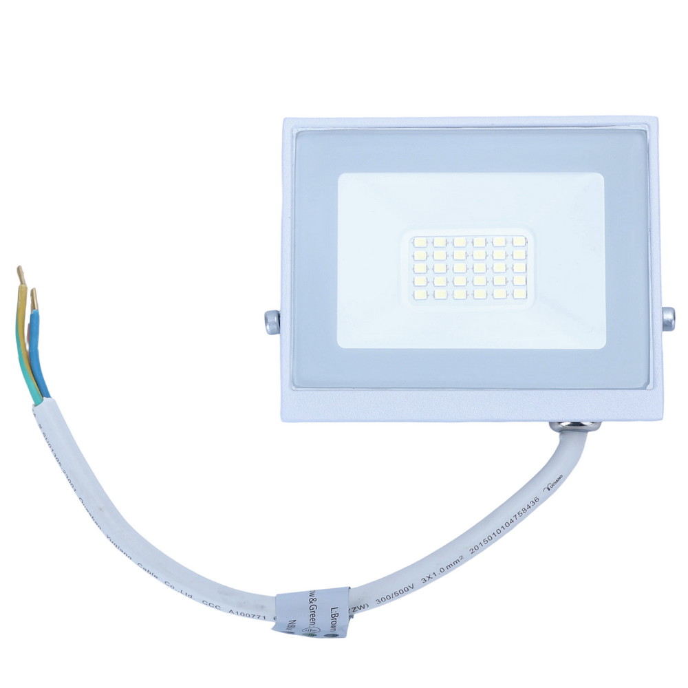 Faro proiettore Led Slim 20W Bianco da esterno IP65 Bianco freddo 6500K Aigostar - Foto 3
