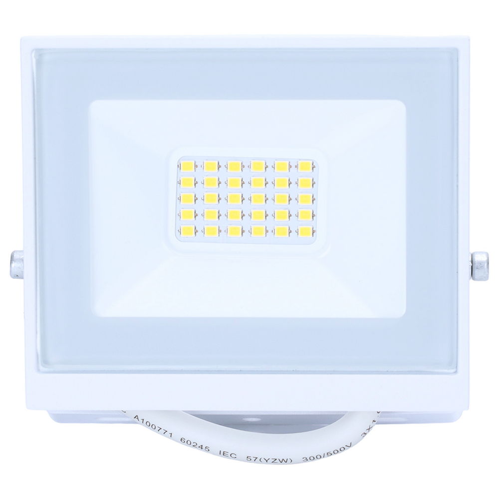 Faro proiettore Led Slim 20W Bianco da esterno IP65 Bianco neutro 4000K Aigostar - Foto 1