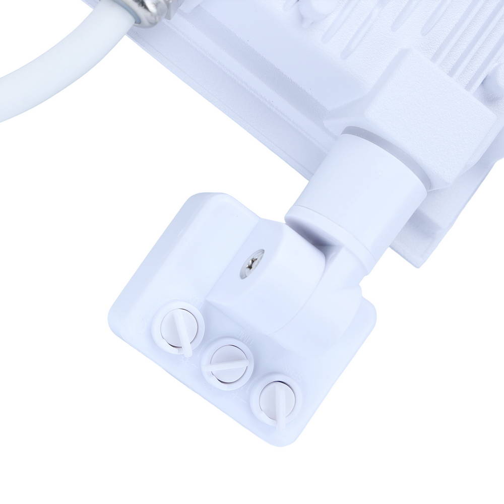 Faro proiettore Led Slim 20W Bianco da esterno IP65 Bianco neutro 4000K con sensore crepuscolare e di movimento Aigostar - Foto 4
