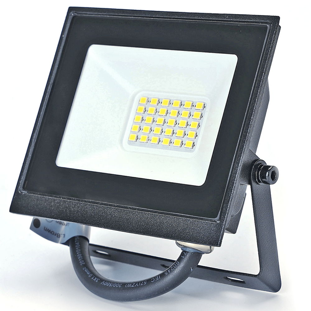 Foto principale Faro proiettore Led Slim 20W Nero da esterno IP65 Bianco neutro 4000K Aigostar