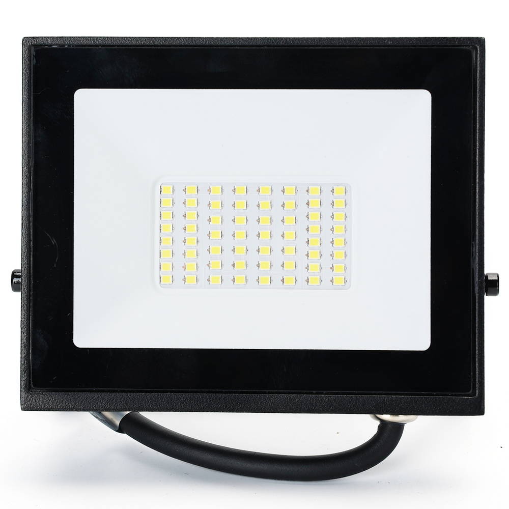 Faro proiettore Led Slim 30W Nero da esterno IP65 Bianco neutro 4000K Aigostar - Foto 1