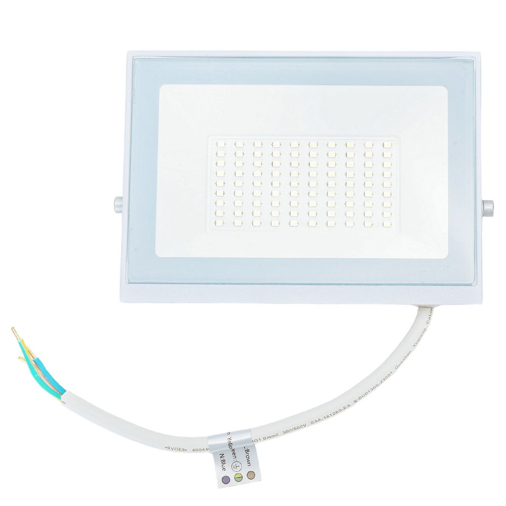 Faro proiettore Led Slim 50W Bianco da esterno IP65 Bianco freddo 6500K Aigostar - Foto 3