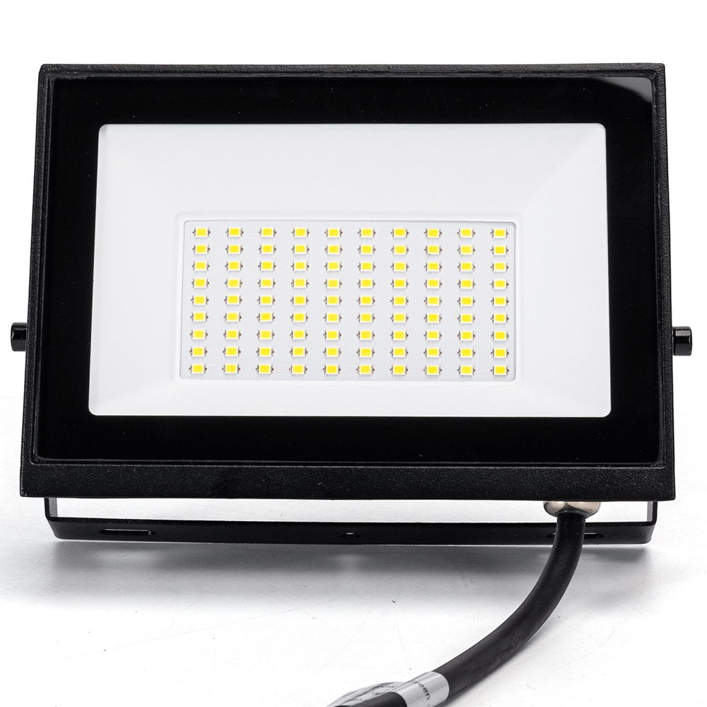 Faro proiettore Led Slim 50W Nero da esterno IP65 Bianco freddo 6500K Aigostar - Foto 1