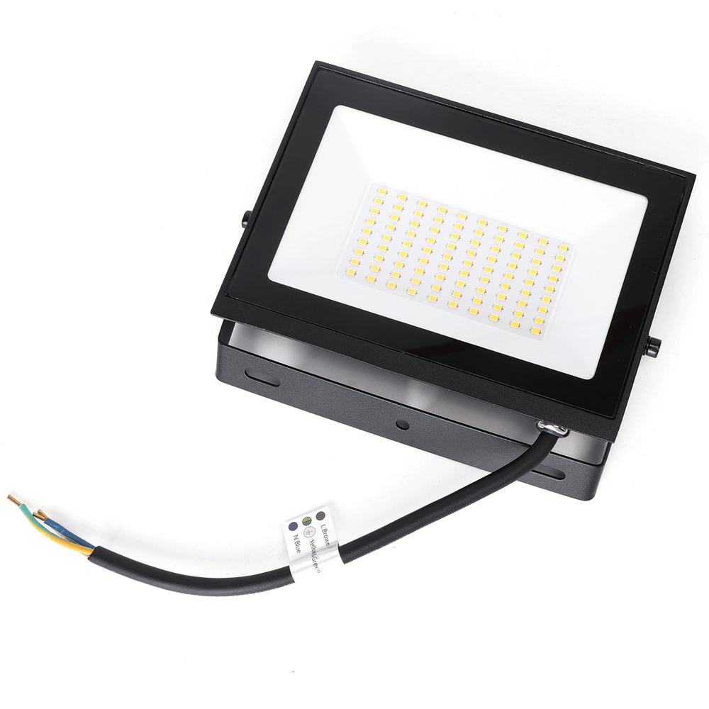 Faro proiettore Led Slim 50W Nero da esterno IP65 Bianco freddo 6500K Aigostar - Foto 2