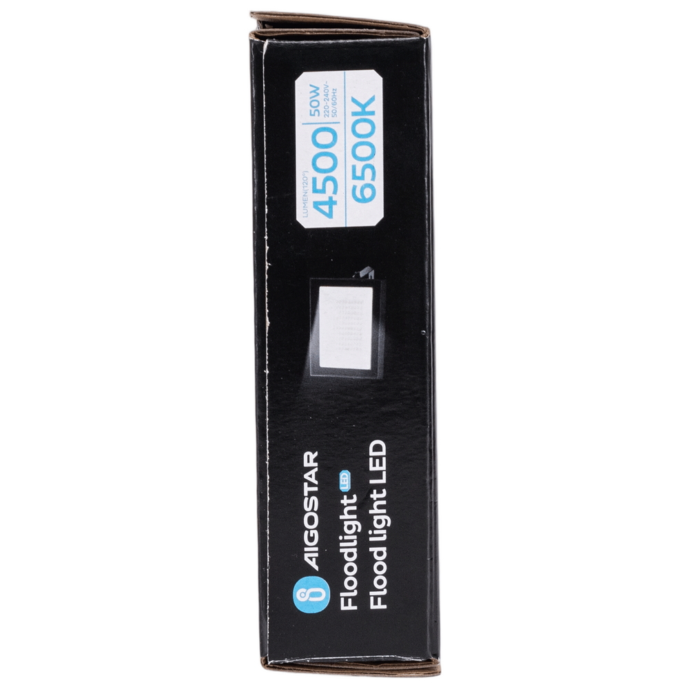Faro proiettore Led Slim 50W Nero da esterno IP65 Bianco freddo 6500K Aigostar - Foto 4