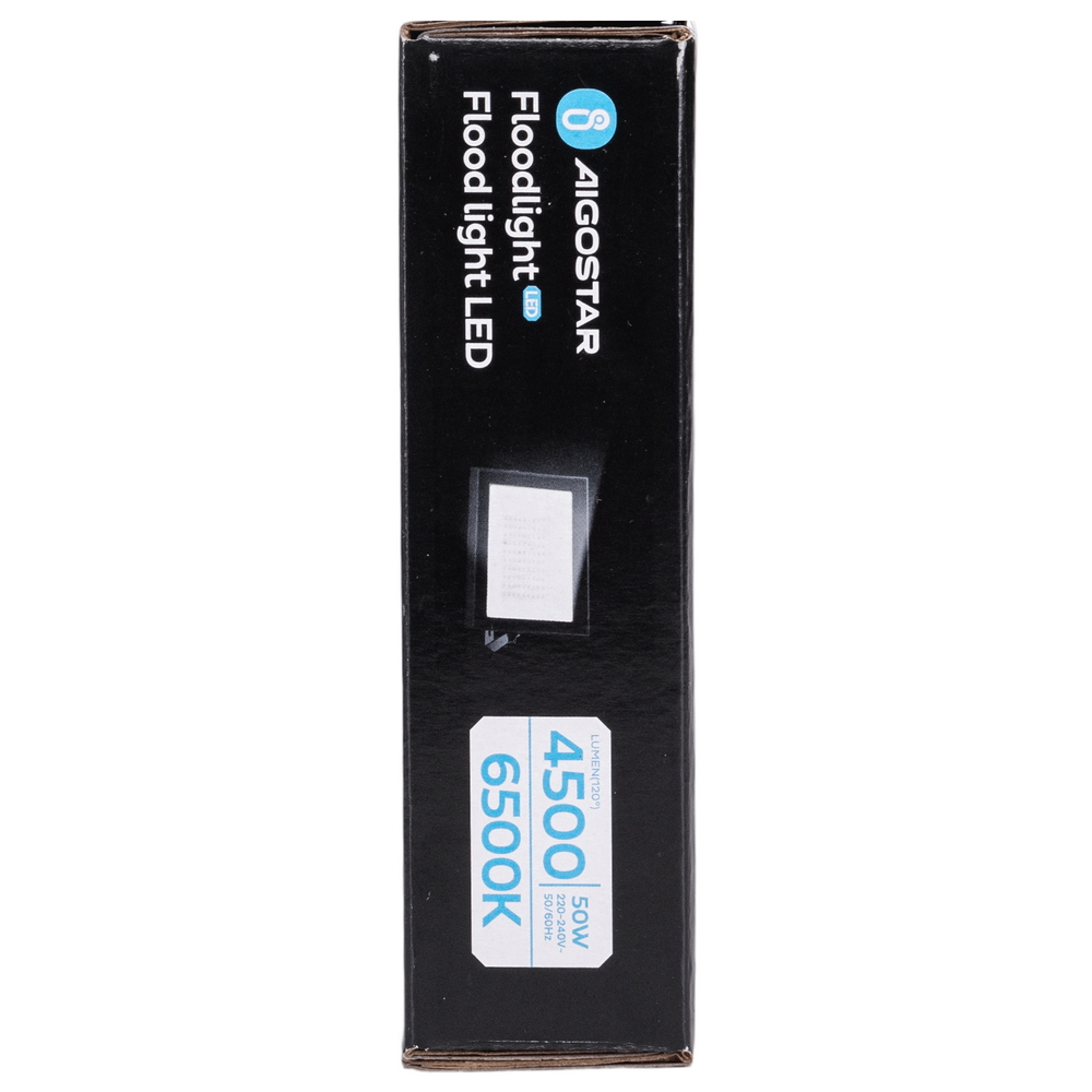 Faro proiettore Led Slim 50W Nero da esterno IP65 Bianco freddo 6500K Aigostar - Foto 5