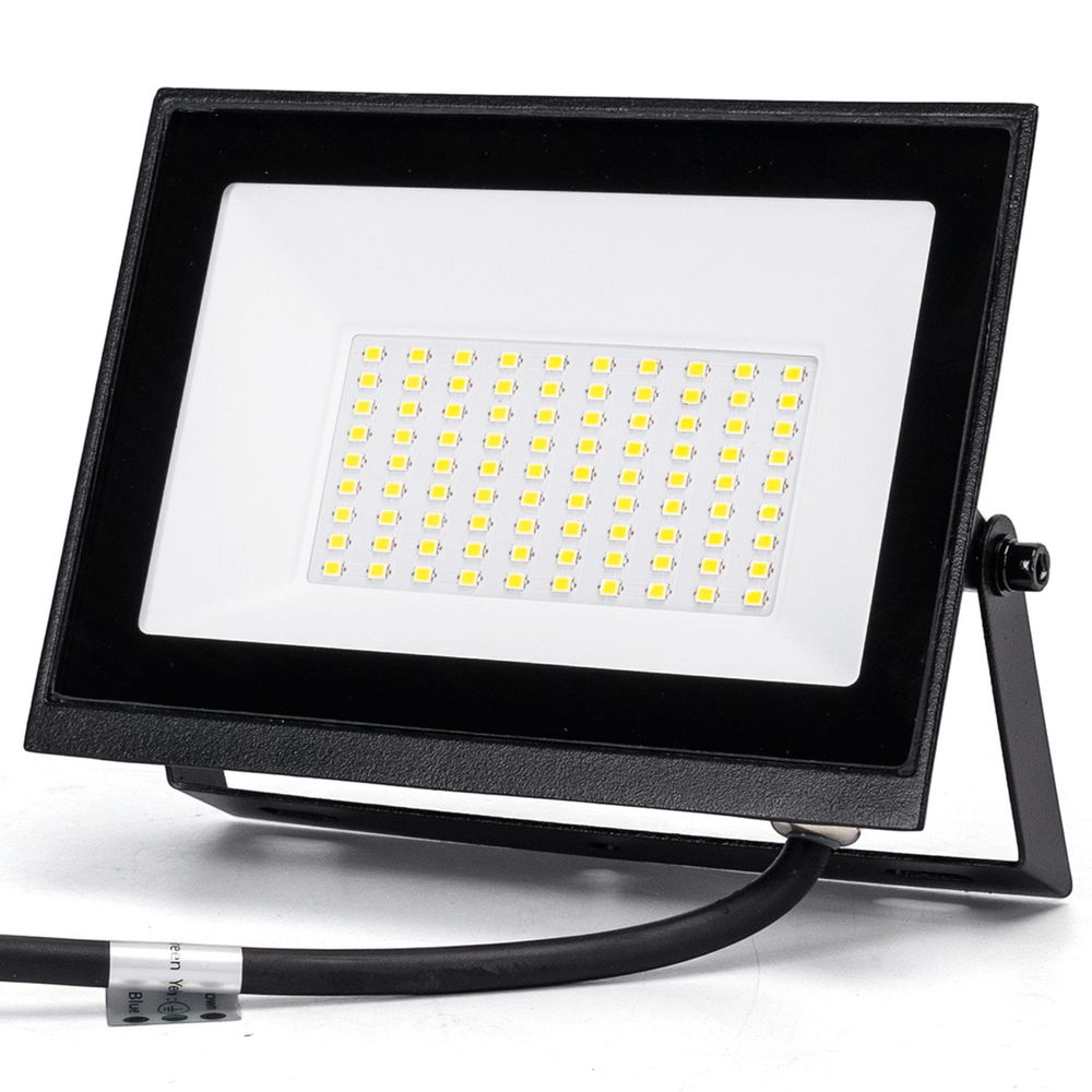 Foto principale Faro proiettore Led Slim 50W Nero da esterno IP65 Bianco freddo 6500K Aigostar
