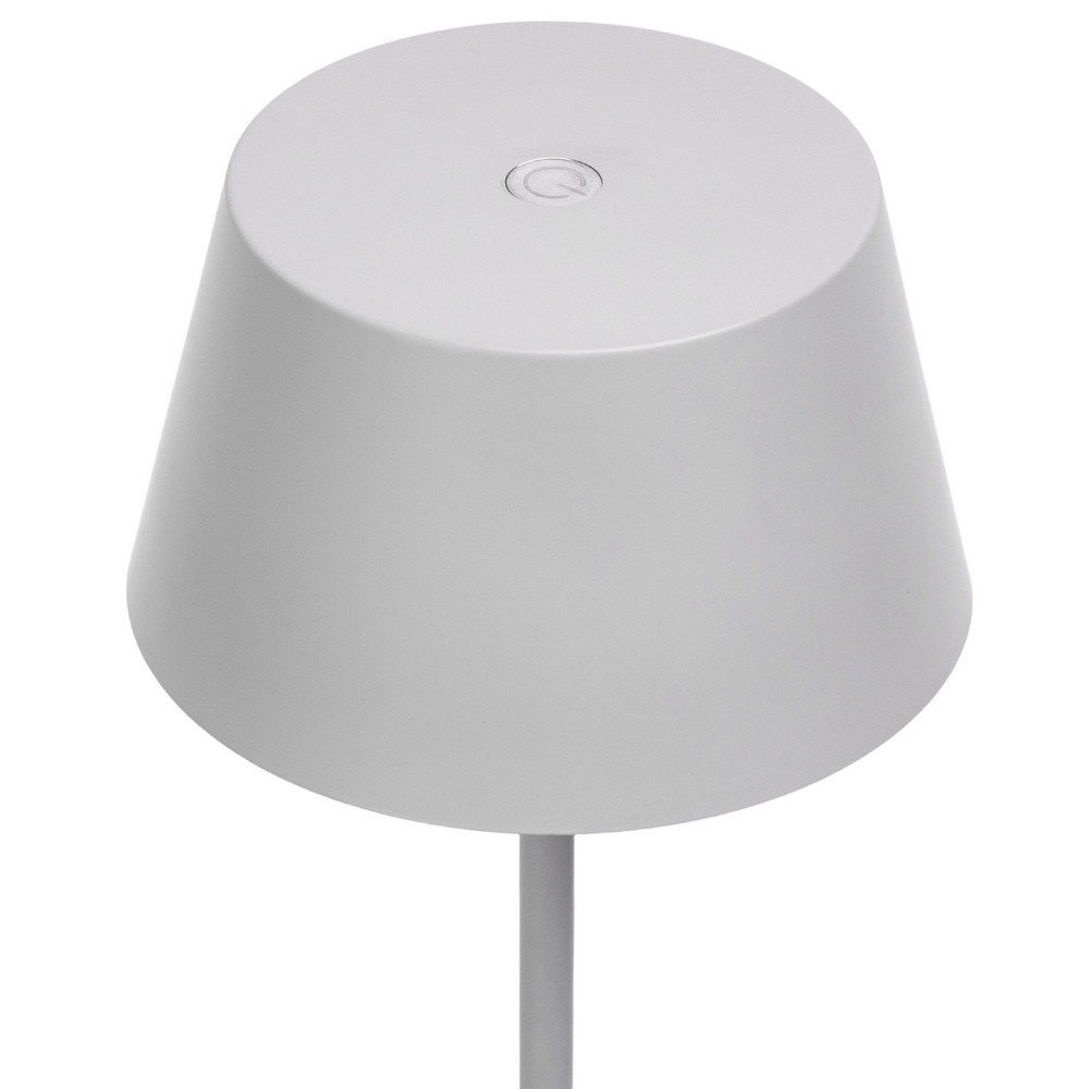 Lampada da tavolo Led touch Eli 5W Grigia CCT temperatura colore regolabile portatile a batteria ricaricabile USB Aigostar - Foto 2