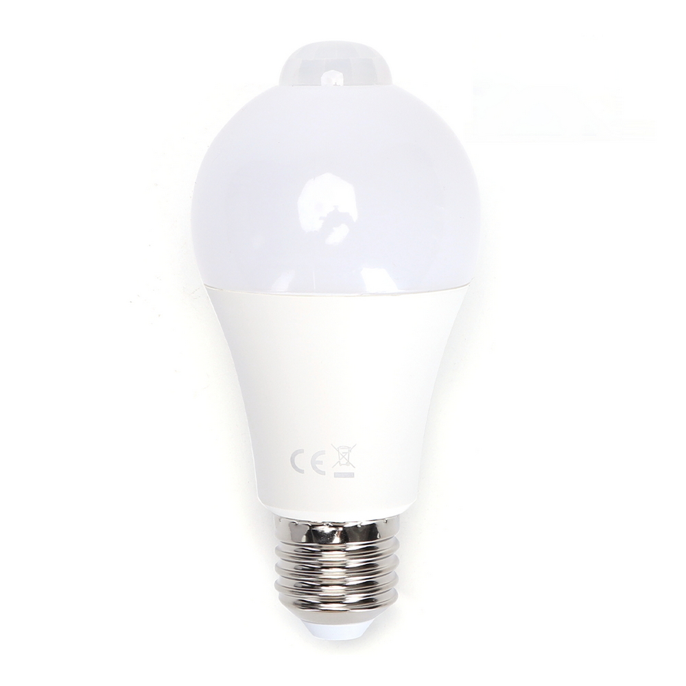 Foto principale Lampadina Led E27 A60 a bulbo 15W Bianco freddo 6500K con sensore di movimento Aigostar