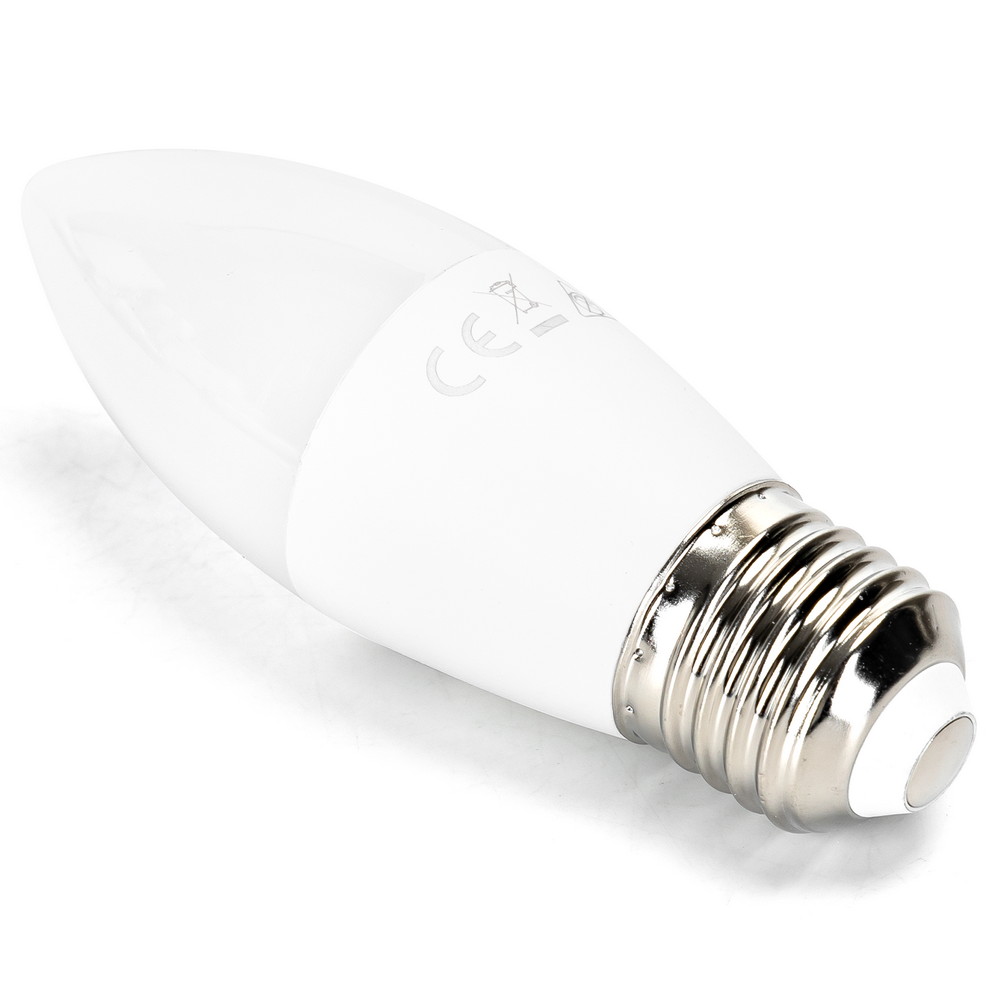 Lampadina Led E27 C37 a oliva 13W Bianco caldo 3000K Aigostar - Foto 1