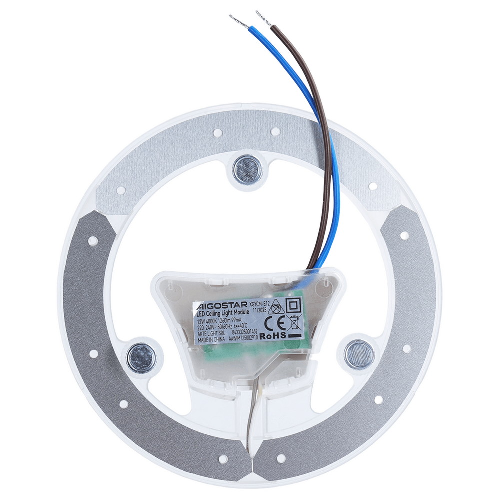 Modulo Led 12W per plafoniere e lampadari calamitato Bianco neutro 4000K Aigostar - Foto 2