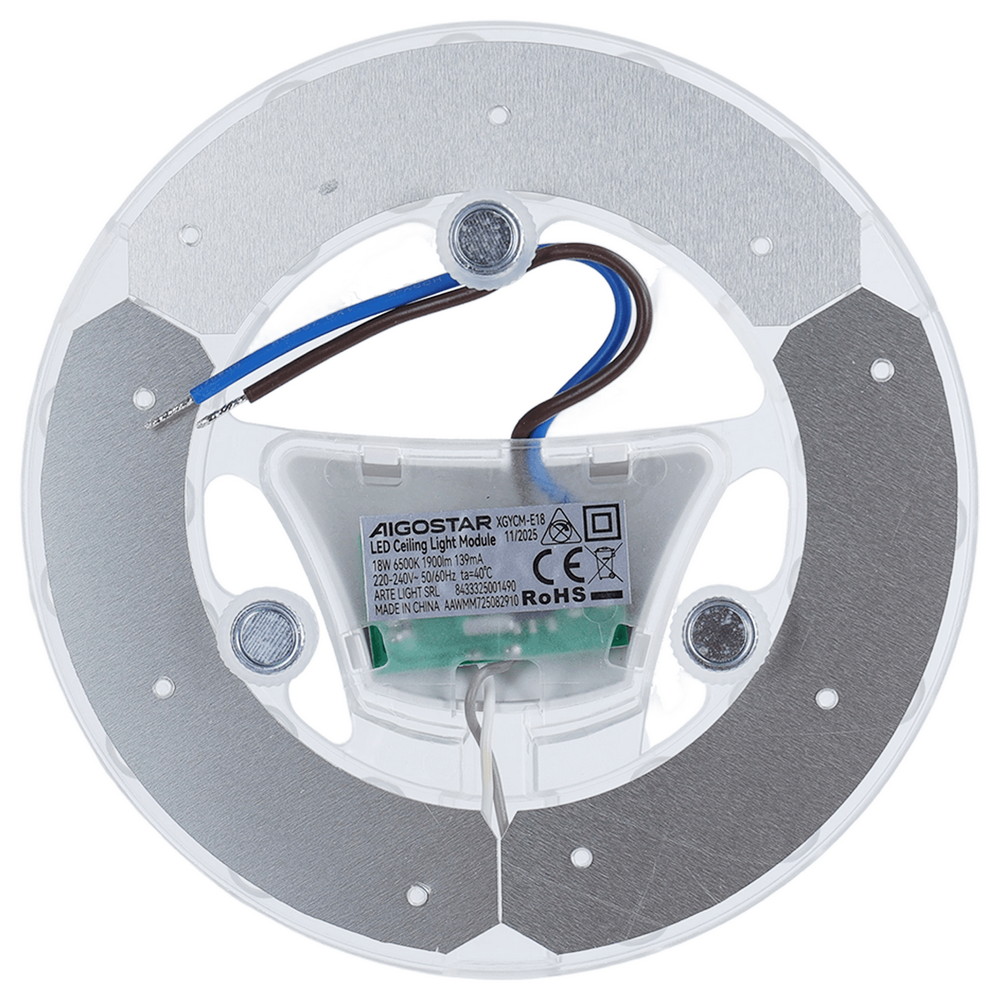 Modulo Led 18W per plafoniere e lampadari calamitato Bianco caldo 3000K Aigostar - Foto 2