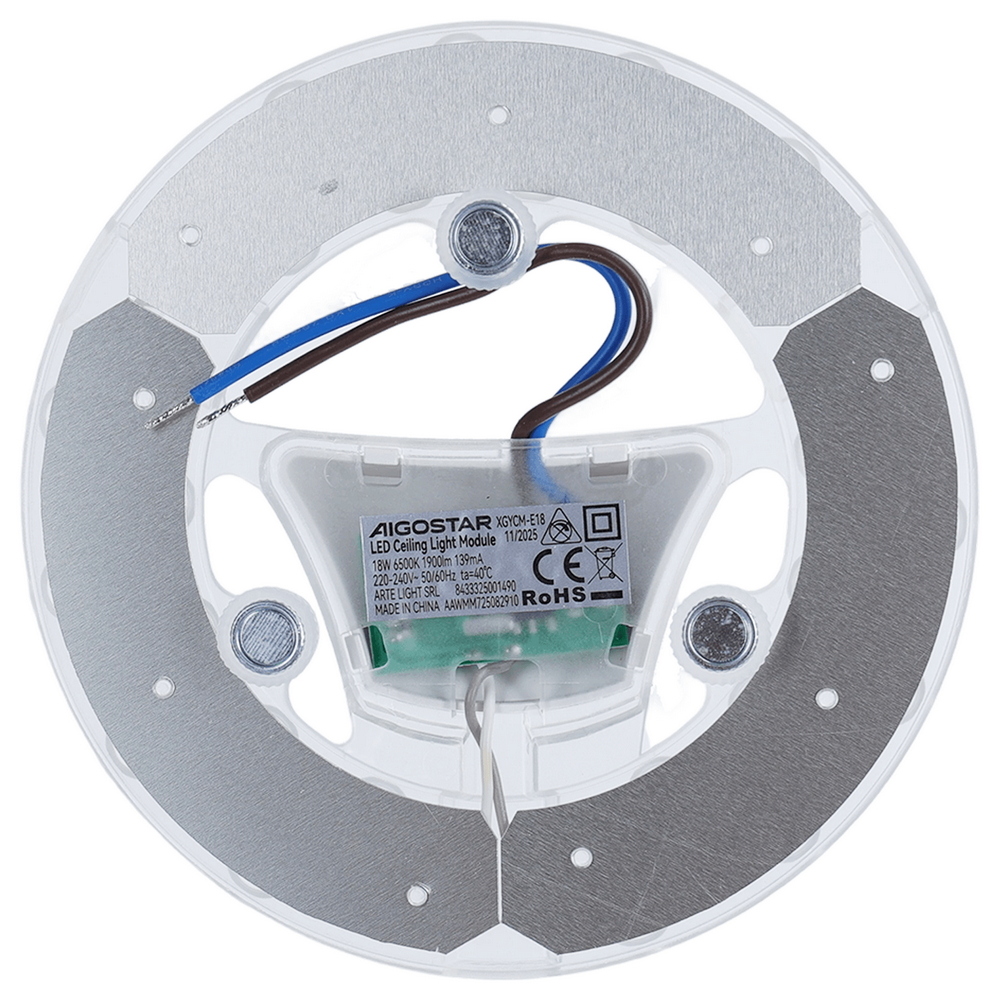 Modulo Led 18W per plafoniere e lampadari calamitato Bianco freddo 6500K Aigostar - Foto 2