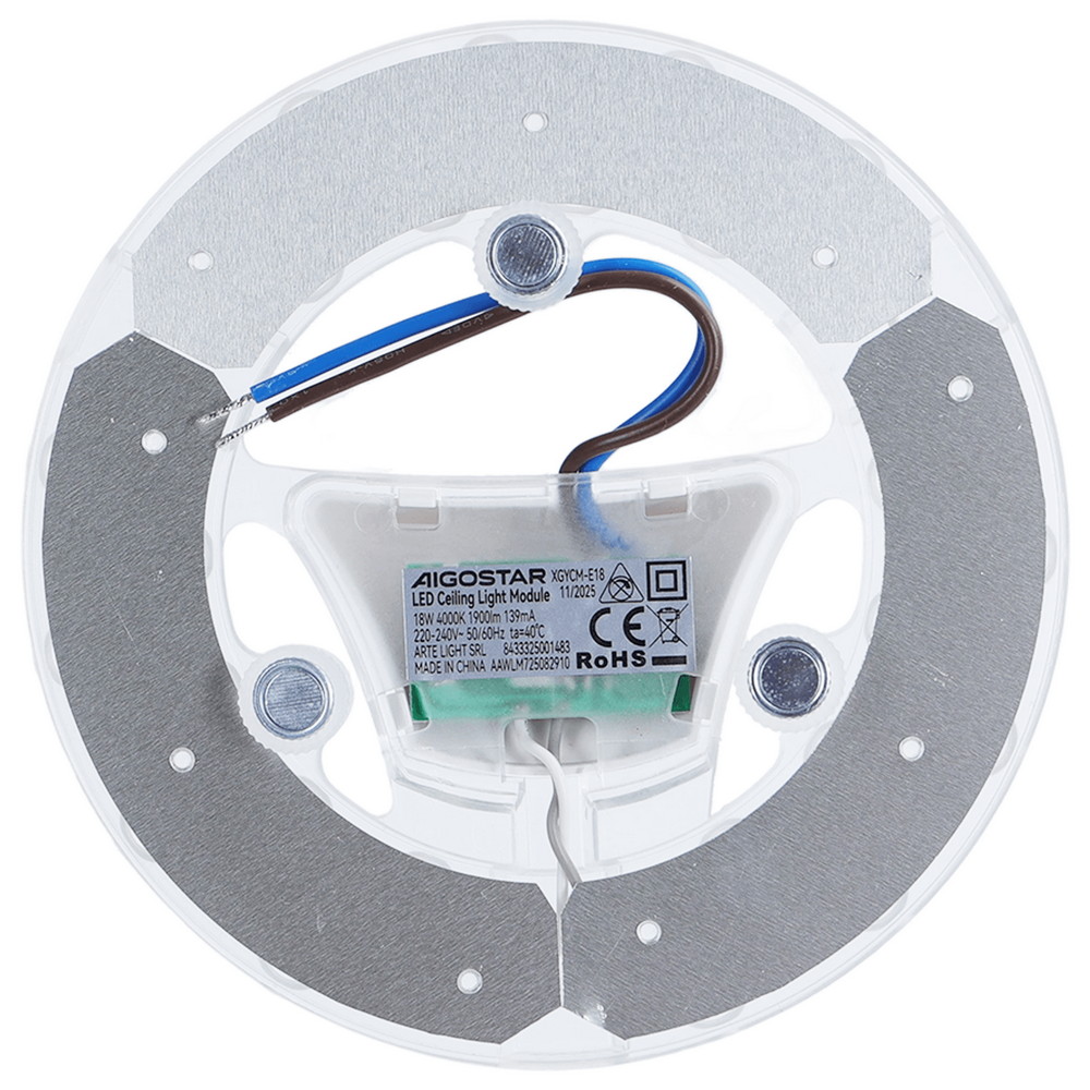 Modulo Led 18W per plafoniere e lampadari calamitato Bianco neutro 4000K Aigostar - Foto 2