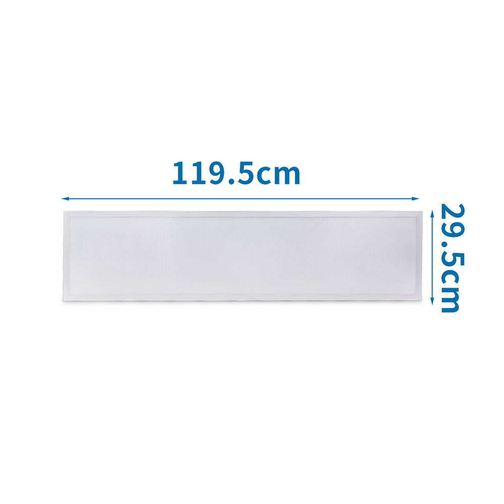 Pannello Led 50W 120x30cm Cornice bianca rettangolare Bianco neutro 4000K Aigostar - Foto 1