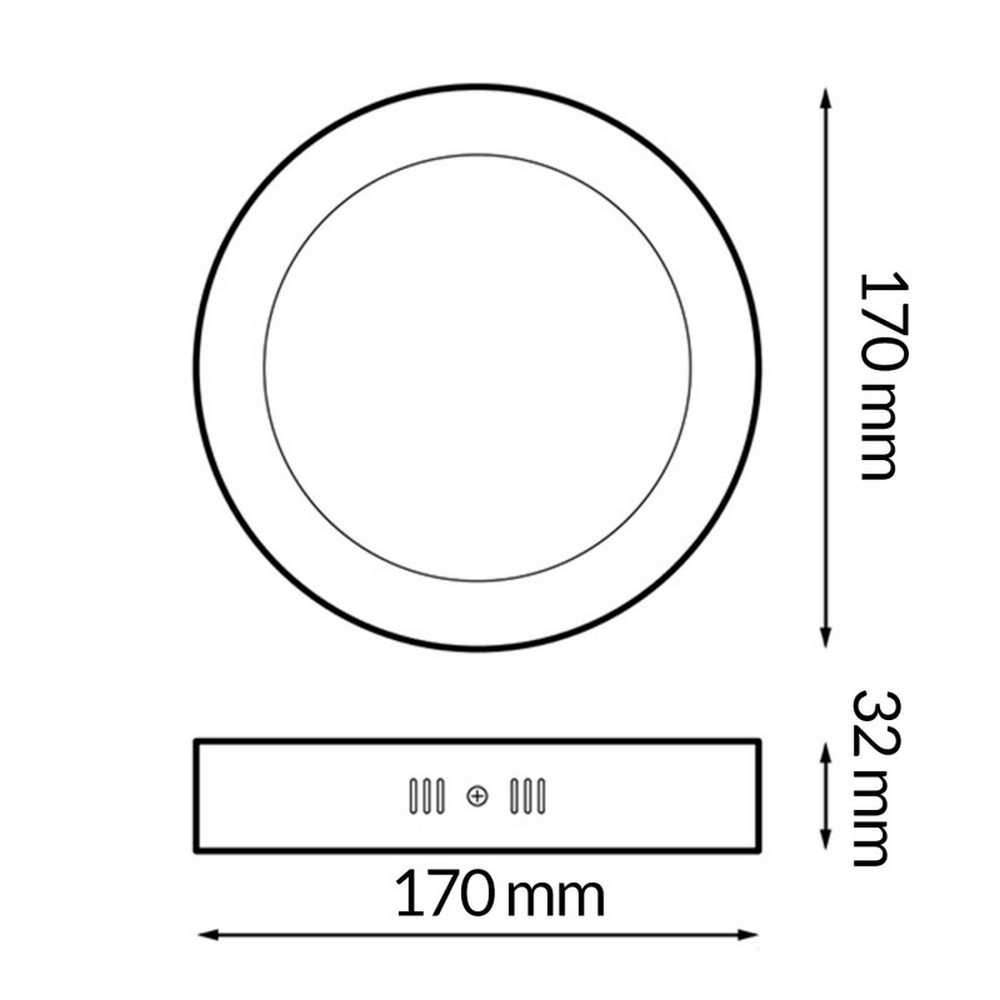Plafoniera Led 12W Serie Pro Rotonda Bianca CCT temperatura colore regolabile iSG Lighting - Foto 1