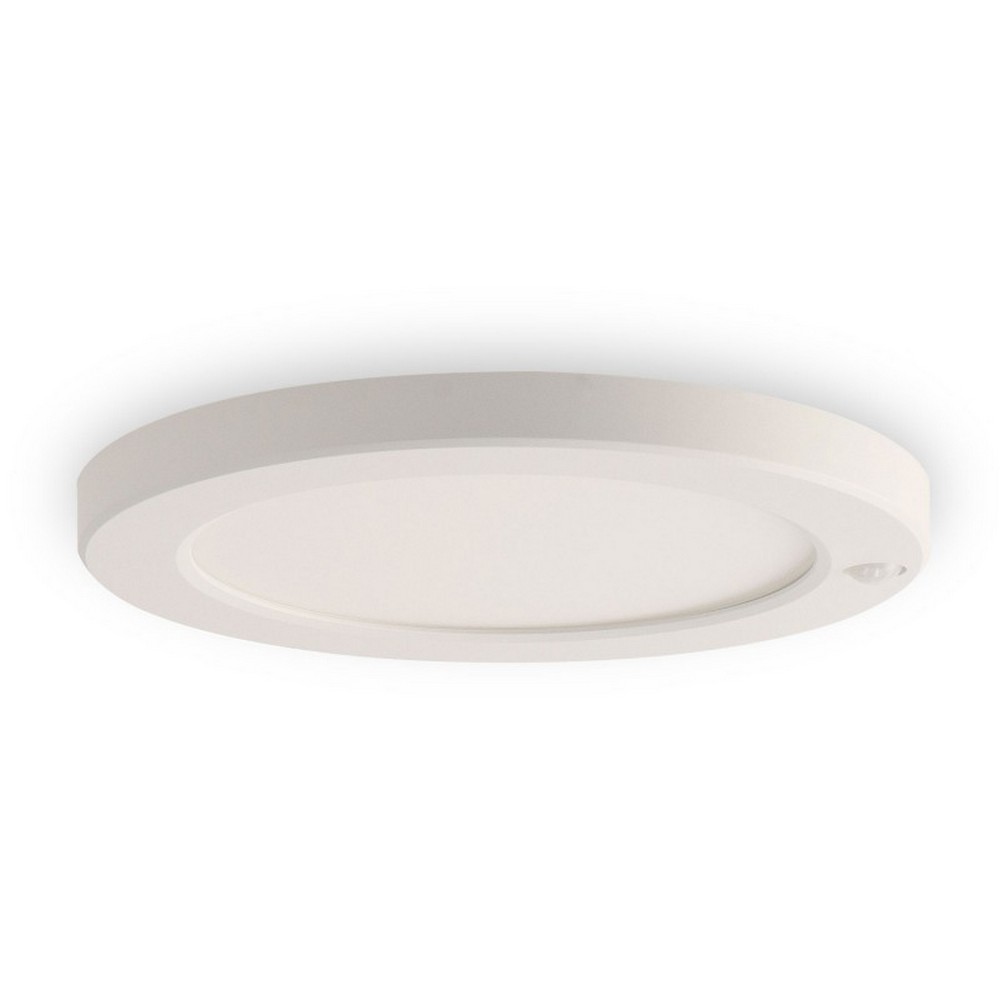 Foto principale Plafoniera Led 18W Cornice bianca rotonda CCT temperatura colore regolabile Kram M LEDME