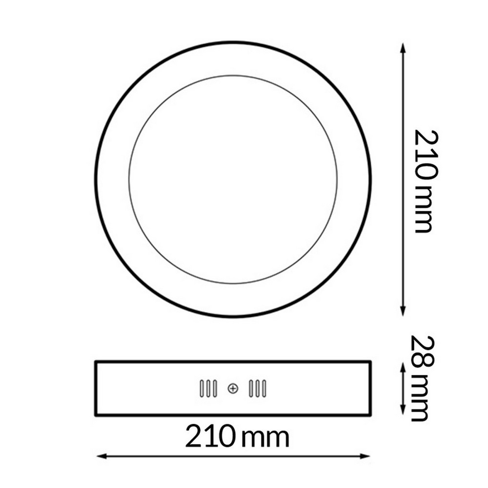 Plafoniera Led 20W Serie Pro Rotonda Bianca CCT temperatura colore regolabile iSG Lighting - Foto 1