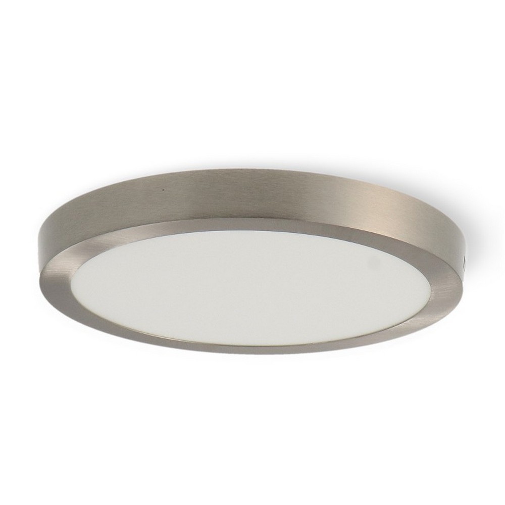 Foto principale Plafoniera Led 25W Nickel Rotonda Grigia CCT temperatura colore regolabile M LEDME