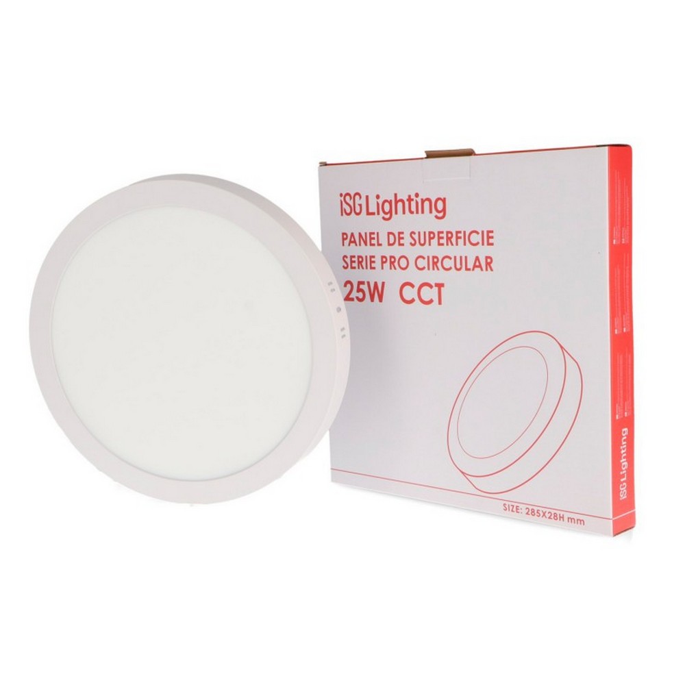 Plafoniera Led 25W Serie Pro Rotonda Bianca CCT temperatura colore regolabile iSG Lighting - Foto 2