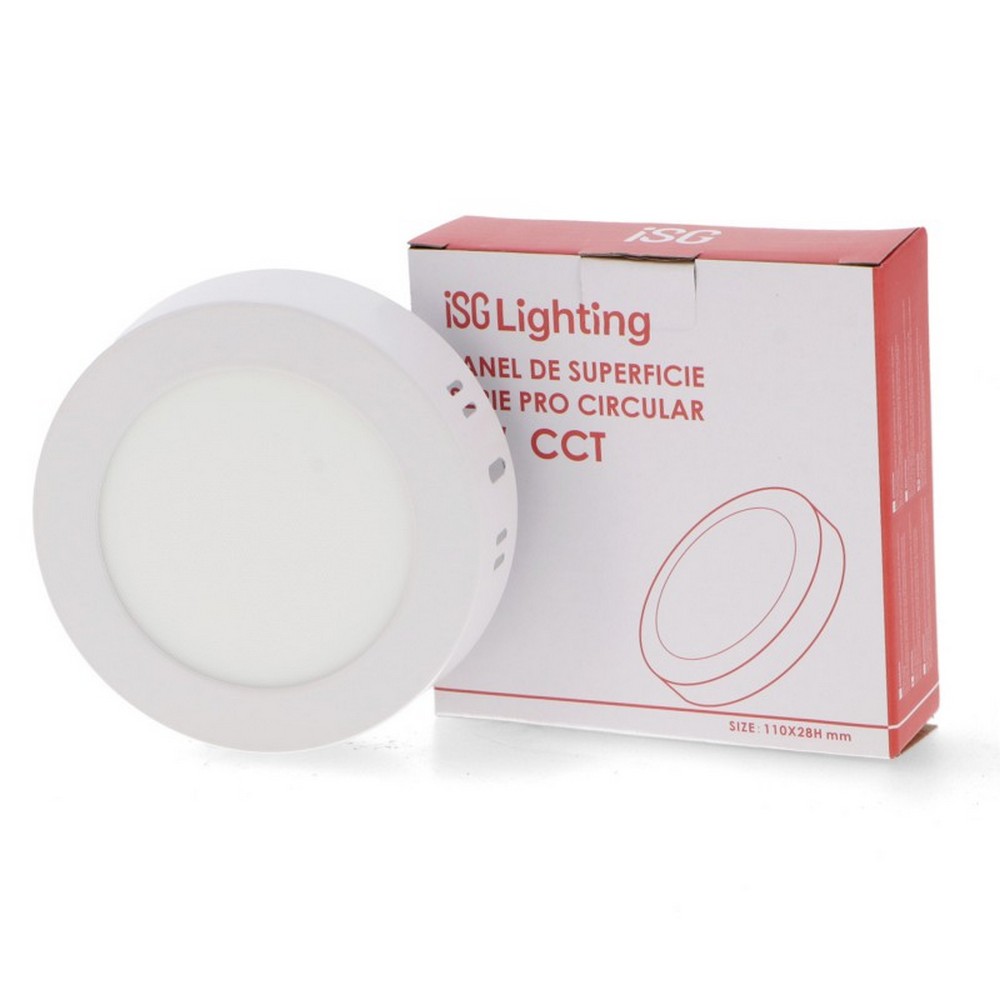 Plafoniera Led 6W Serie Pro Rotonda Bianca CCT temperatura colore regolabile iSG Lighting - Foto 2