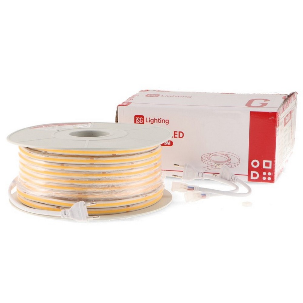 Striscia Led Point 220V 700W 14W/m COB Bobina 50 metri IP67 Bianco caldo 2700K iSG Lighting - Foto 3