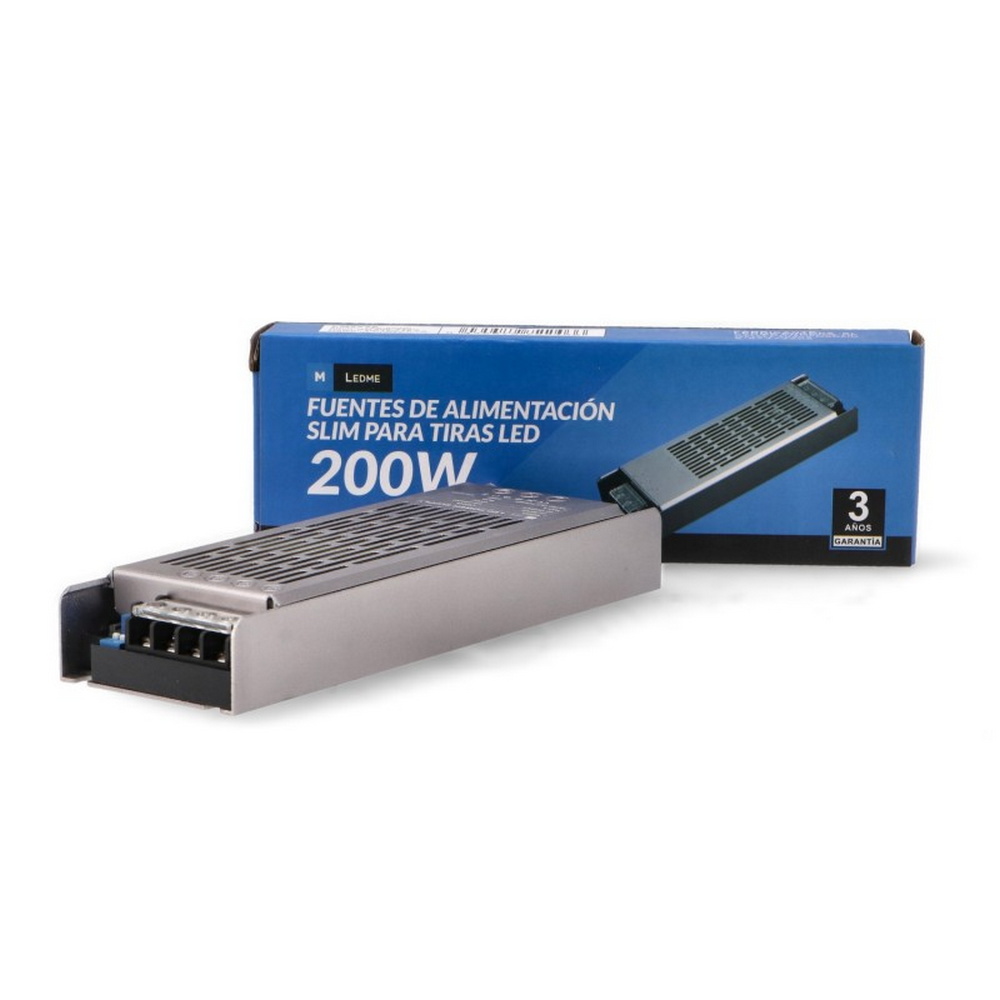 Alimentatore striscia Led 12V 200W 16,7A IP44 Trasformatore uso interno M LEDME - Foto 2