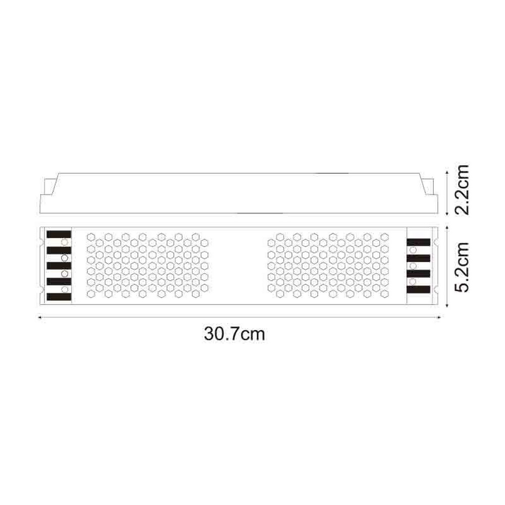 Alimentatore striscia Led 12V 300W 12,5A IP25 Trasformatore uso interno M LEDME - Foto 1