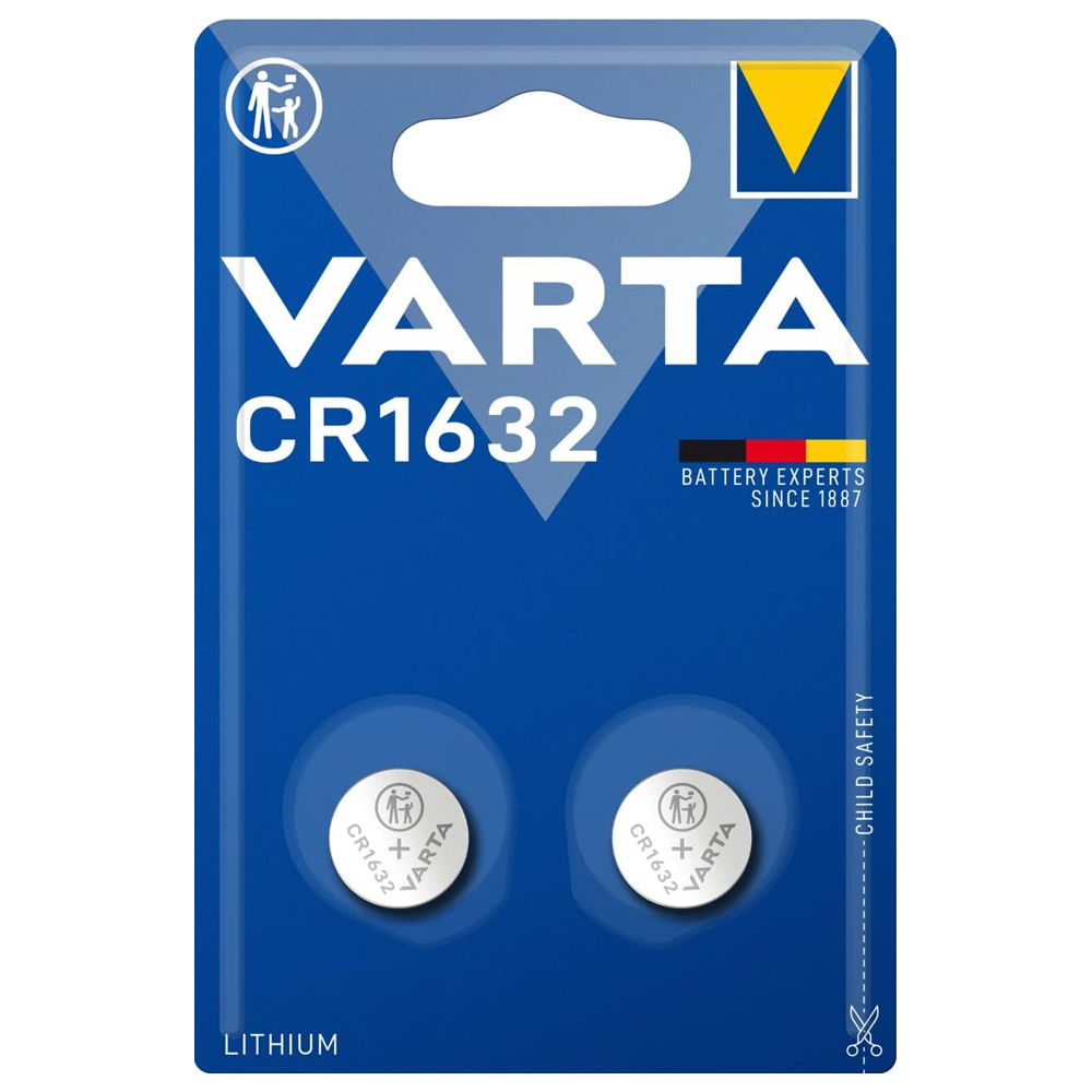Foto principale Batteria bottone Varta 3V CR1632 Litio confezione da 2 pile