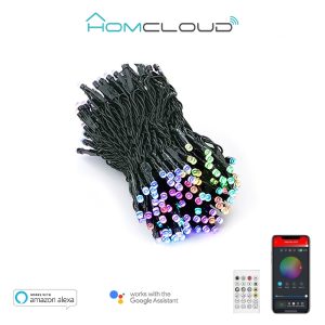 Foto principale Catena di luci Led Smart Tuya WiFi 20 metri da 200 Led RGBIC Homcloud